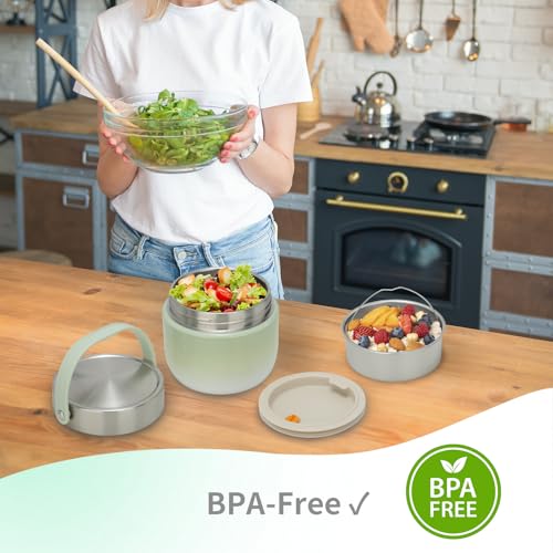 Lunch Box - Bento pour Enfant Adulte - Boite Bento Avec 3 Compartiments